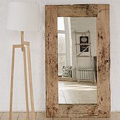 Для дома и интерьера handmade. Livemaster - original item Full-length mirror made of barn boards 
