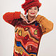 Suéter 'ventana Hundertwasser' opción 14, Sweater Jackets, Moscow,  Фото №1