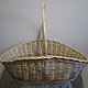 Order Basket for wood, wicker drovnitsa. Elena Shitova - basket weaving. Livemaster. . Firewood Фото №3