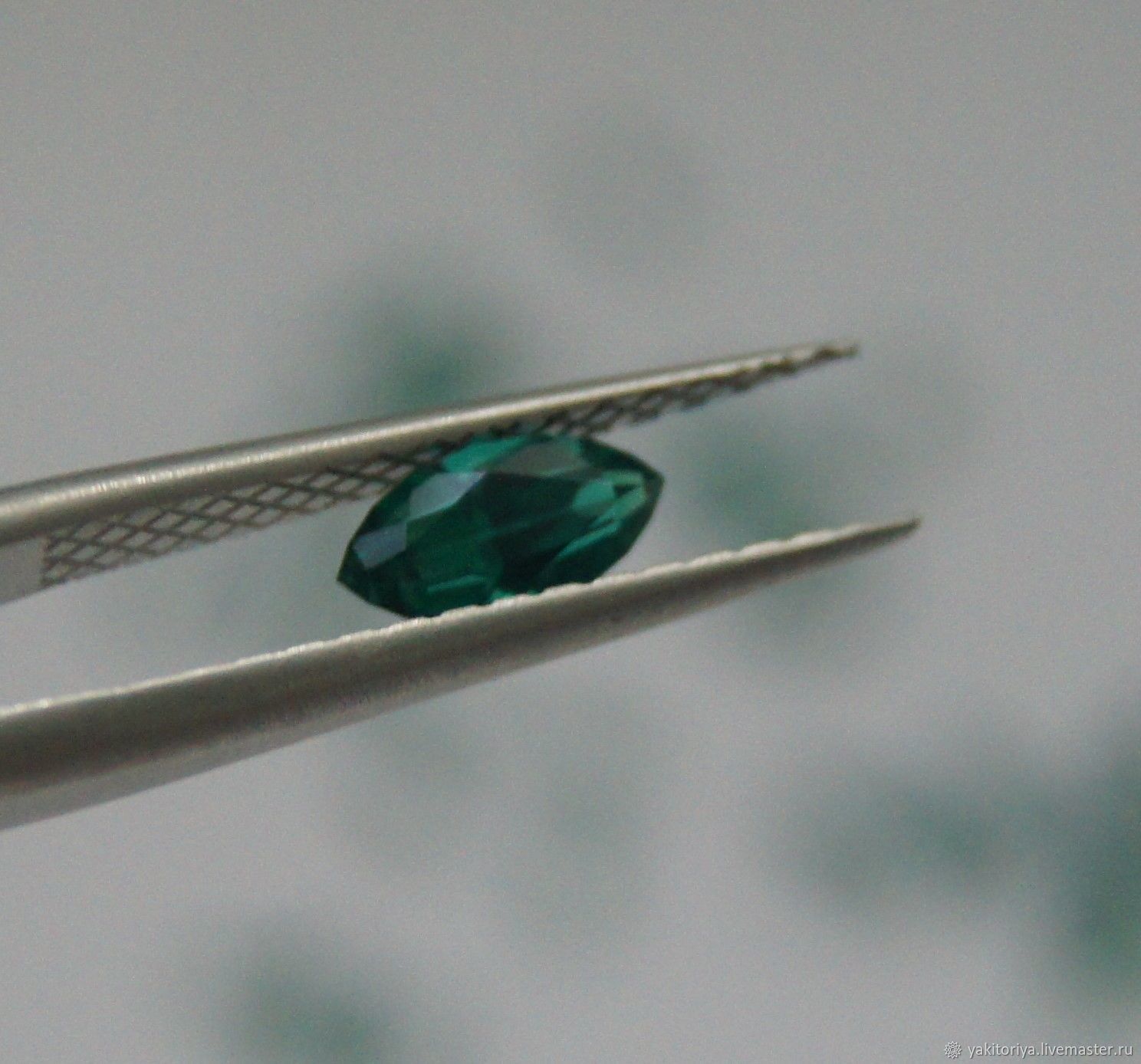 Marquise synthetic emerald, Cabochons, Moscow,  Фото №1