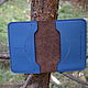 Passport cover in light blue leather. Cover. crecca. Online shopping on My Livemaster.  Фото №2