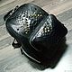 Backpack made of genuine Python leather, in black!, Backpacks, St. Petersburg,  Фото №1