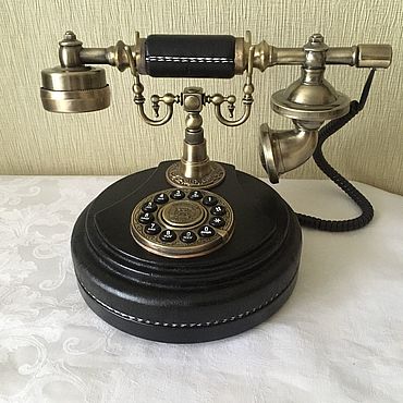 Винтаж ручной работы. Ярмарка Мастеров - ручная работа Винтаж: Ретро телефон. Handmade.