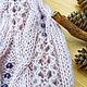 Аметист.Шапка вязаная розовая. Шапка- берет. Шапки. Наталья (Shapki-kamni). Ярмарка Мастеров.  Фото №6