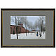 Watercolor paintings landscapes Nizhny Novgorod Kremlin. Winter, Pictures, Moscow,  Фото №1