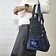 Джинсовая сумка-тоут: "Виктория". Сумка-тоут. Jeans bags by Anna. Ярмарка Мастеров.  Фото №5