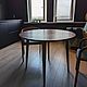  Круглый кухонный стол из массива ясеня на конических ножках. Столы. WFN Furniture - Столы на заказ. Интернет-магазин Ярмарка Мастеров.  Фото №2