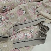 Материалы для творчества handmade. Livemaster - original item Accessories: Garters are grey-beige with a dark stripe. Handmade.
