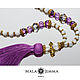 Martha beads with amethysts. Necklace. Mala by Jemma. My Livemaster. Фото №4