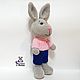 Toy Bunny knitted plush toy Hare soft toy rabbit. Stuffed Toys. vyazunchiki-lz (vyazunchiki-lz). Online shopping on My Livemaster.  Фото №2