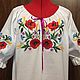 Women's embroidered blouse'Impression' LR3-025. Blouses. babushkin-komod. My Livemaster. Фото №5