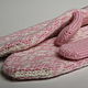 Mittens are double knitted jacquard pink, Mittens, Moscow,  Фото №1