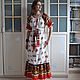 Order Slavic Linen Long Kupala Dress. Kupava - ethno/boho. Livemaster. . Dresses Фото №3