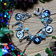Harry Potter Blue blue bracelet, Harry Potter. Chain bracelet. HappyFingers Movie store (happyfingers). Online shopping on My Livemaster.  Фото №2