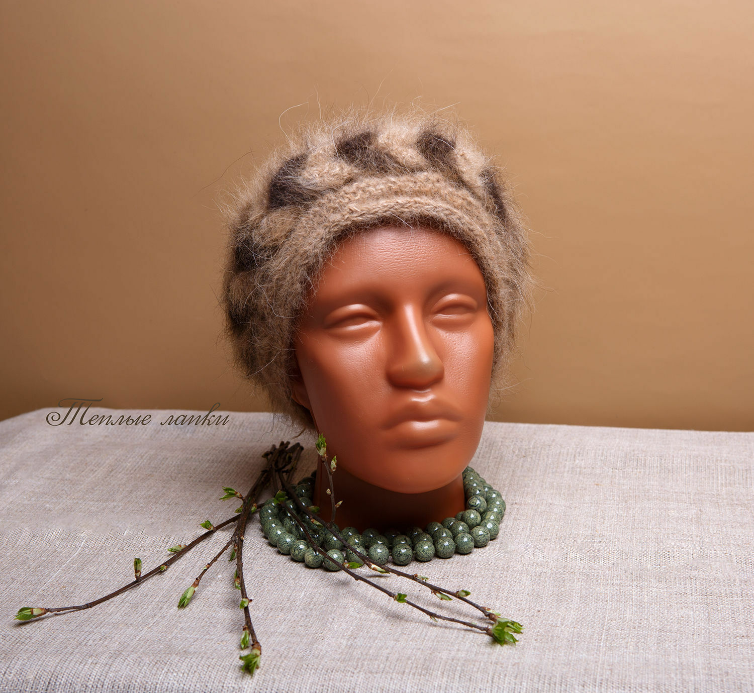 Женские вязаные повязки на голову - купить в интернет-магазине