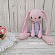 Order Amigurumi pink Bunny girl for kids long-eared alien. Amigurushka. Livemaster. . Amigurumi dolls and toys Фото №3