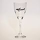 Wine glass BIG SHARK gift to the diver (twisted leg), Gifts for February 23, Zhukovsky,  Фото №1