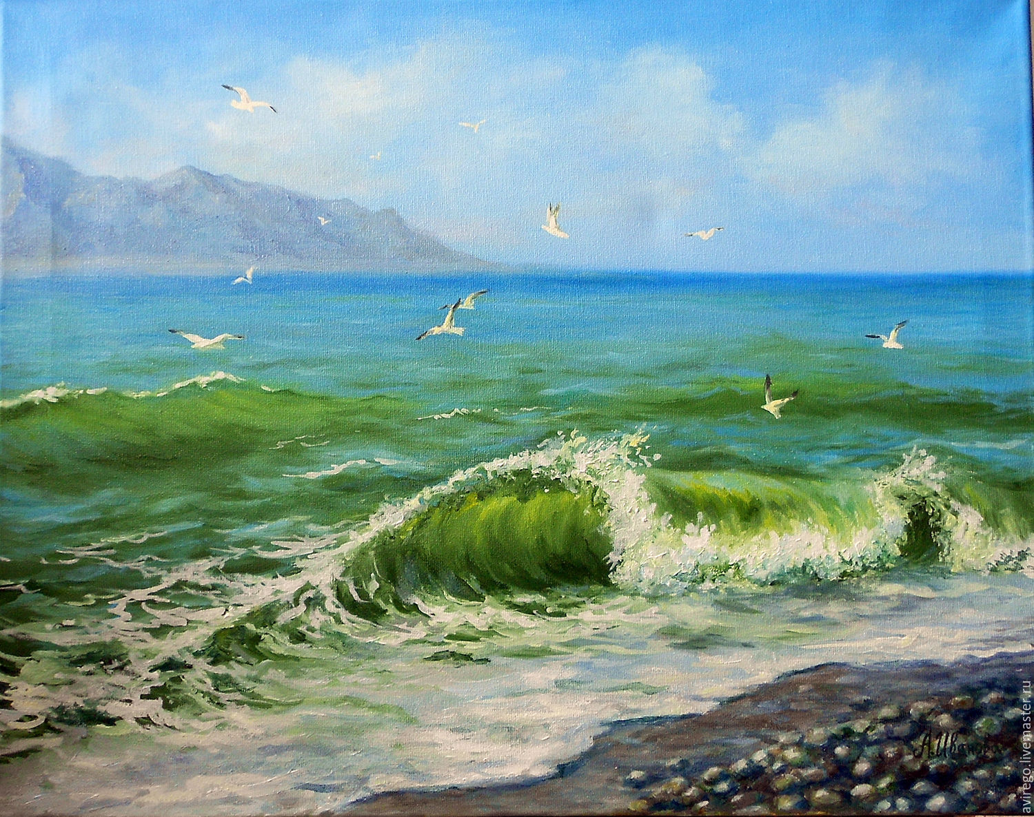 Георгий Шишкин картина море
