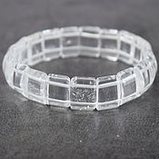 Украшения handmade. Livemaster - original item The bracelet is made of natural rock crystal. Handmade.