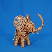 Интерьерная игрушка " Кошка" из ивового прута