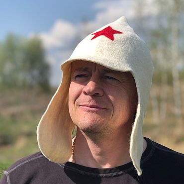 Дача и сад ручной работы. Ярмарка Мастеров - ручная работа Шапка банная Буденовка. Handmade.