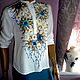 blusa: bordado en la ropa, Blouses, Gribanovsky,  Фото №1