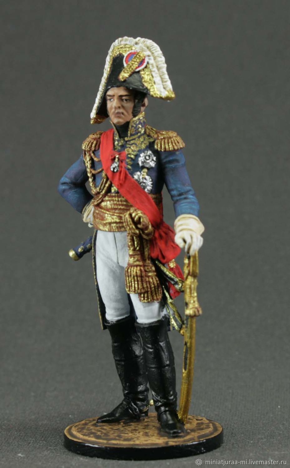 France 54 mm figure Marshal of the Empire Louis-Nicolas Davout Tin soldier 