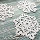 Snowflakes lace white. Stylized Vologda lace. Christmas decorations. Svetlana Happy Embroidery. My Livemaster. Фото №5