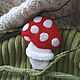 Mushroom brooch - felted brooch wool handmade, Brooches, Ivano-Frankivsk,  Фото №1