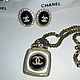 Винтаж: Комплект украшений Chanel Подвеска и Серьги. Винтажная Подвеска Шанель, Комплекты украшений винтажные, Москва,  Фото №1