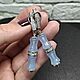 Серьги с аквамарином серебряные, длинные серьги необычные. Серьги классические. Irina Moro (Ирина Моро украшения). Ярмарка Мастеров.  Фото №7