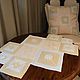 Set of pillowcase and napkin on the table ' Rustic comfort', Doilies, Liepaja,  Фото №1