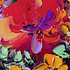 La pintura de las amapolas 'Rojo-amarillo Ramo de' pintura al óleo sobre lienzo. Pictures. Multicolor Gallery. Ярмарка Мастеров.  Фото №5