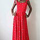 Заказать Сарафан "Bravissimo" бабочки на красном. Little___dress. Ярмарка Мастеров. . Сарафаны Фото №3