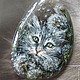 "Одуванчик"-котик :) кулон. Подвеска. Солонинкина Елена. Интернет-магазин Ярмарка Мастеров.  Фото №2