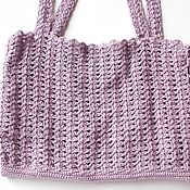 Сумки и аксессуары handmade. Livemaster - original item Shopping bag: knitted bag made of cotton. Handmade.