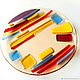 A plate of glass of the avant-garde. Fusing. Plates. ArtSmiL home decor (Anna). Online shopping on My Livemaster.  Фото №2