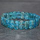 Natural Apatite Bracelet with a cut. Bead bracelet. naturalkavni. Online shopping on My Livemaster.  Фото №2