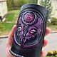 Стакан кожаный с крышкой для кубов "Slaanesh" - Dice cup. Настольные игры. 2D20 ✦ Кладовая Артефактов ✦. Ярмарка Мастеров.  Фото №5