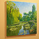The painting 'the Pond at Giverny' 60h60 cm. Pictures. Zhaldak Eduard paintings. Online shopping on My Livemaster.  Фото №2