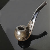 Оригинальная курительная трубка из морты (Михаил Седофф, 003)