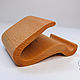 Phone stand made of solid wood (beech), Stand, Mikhailovka,  Фото №1