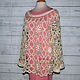 blouse: Blouson Oversize Crochet Tea Rose, Blouses, Salsk,  Фото №1