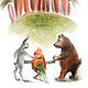 Иллюстрация к сказкам Козлова "В сладком морковном лесу", Картины, Москва,  Фото №1