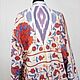 Uzbek robe made of suzane and ikat. Boho coat, caftan. CHT034. Robes. businka34. My Livemaster. Фото №4