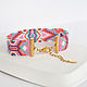 Bright beaded bracelet. Braided bracelet. Handmade by Svetlana Sin. Online shopping on My Livemaster.  Фото №2