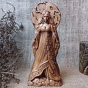 Для дома и интерьера handmade. Livemaster - original item Moon goddess, altar statuette, Nyx goddess. Handmade.