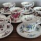 Винтаж: Чайный сервиз Royal Albert. Цветок месяца. Сервизы винтажные. Винтаж и Антиквариат из Европы. Интернет-магазин Ярмарка Мастеров.  Фото №2