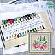 A large set for cross-stitching A bouquet of flowers of Provence is inexpensive. Embroidery kits. irina-cross-stitch. Online shopping on My Livemaster.  Фото №2
