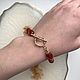 Bracelet of carnelian. Bead bracelet. Katerina Moroz accessories for you (katerinamoroz). Ярмарка Мастеров.  Фото №4